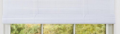 Sweet Roll Collection Set of 2 White Vinyl Roll-Up Blinds (72 inch  x 72 inch )