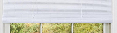 Sweet Roll Collection Set of 4 White Vinyl Roll-Up Blinds (60 inch  x 72 inch )