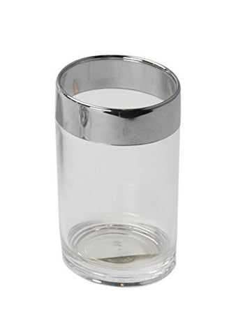 Park Avenue Deluxe Collection Park Avenue Deluxe Collection Clear with Chrome-Colored Trim Rib-Textured Tumbler