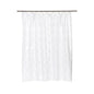 Park Avenue Deluxe Collection  inch Jacquard Circles inch  Fabric Shower Curtain in White