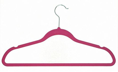 Ben&Jonah Collection Velvet Anti-Slip Hangers - Pink