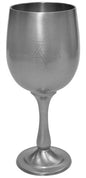 Kiddush Cup Pewter 6 inch H