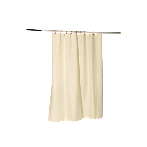 Park Avenue Deluxe Collection Park Avenue Deluxe Collection Nylon Fabric Shower Curtain Liner w/ Reinforced Header and Metal Grommets in Ivory