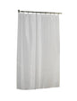 Park Avenue Deluxe Collection Extra Long (96'') Polyester Fabric Shower Curtain Liner in White