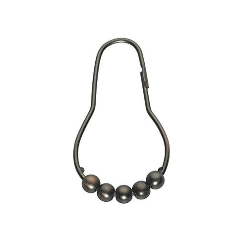 Park Avenue Deluxe Collection Park Avenue Deluxe Collection  inch Roller inch  Shower Curtain Hooks in Oil Rubbed Bronze