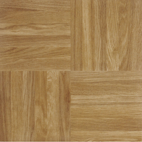 Traditional Elegance Majestic Square Parquet 12x12 Self Adhesive Vinyl Floor Tile - 20 Tiles/20 sq. ft.