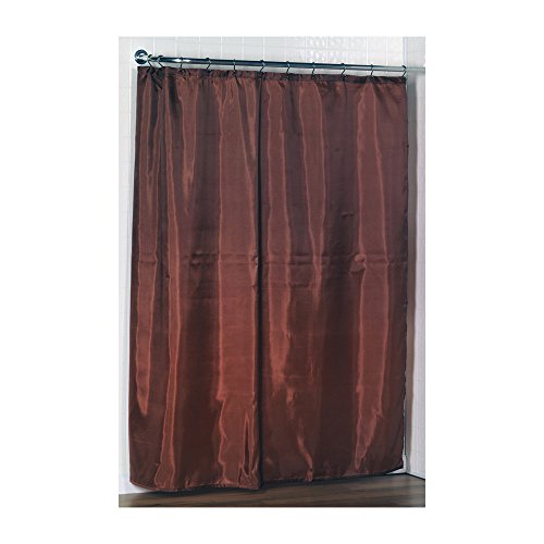 Park Avenue Deluxe Collection Park Avenue Deluxe Collection Standard-Sized Polyester Fabric Shower Curtain Liner in Spice Color