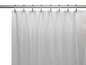 Park Avenue Deluxe Collection Shower Stall-Sized (54'' x 78'') Mildew-Resistant 10 Gauge Vinyl Shower Curtain Liner w/ Metal Grommets and Reinforced Mesh Header in Frosty Clear