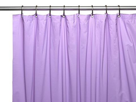 Royal Bath Heavy 4 Gauge Vinyl Shower Curtain Liner with Weighted Magnets and Metal Grommets (72 inch  x 72 inch ) - Lilac