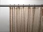 Royal Bath 3D Effect Embossed 5-Gauge PEVA Shower Curtain with Built-in Hooks (70 inch  x 72 inch ) - Brown