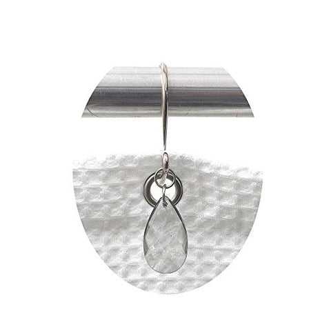 Park Avenue Deluxe Collection Park Avenue Deluxe Collection  inch Prism inch  Resin Shower Curtain Hooks in Sage