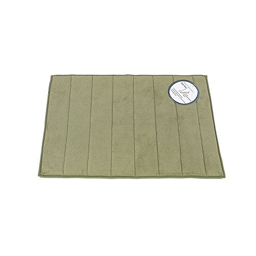 Park Avenue Deluxe Collection Park Avenue Deluxe Collection Medium-Sized Memory Foamed Bath Mat in Sage