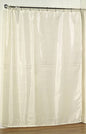 Royal Bath Stal Size Water Repellant Fabric Shower Curtain Liner with Weighted Hem (54 inch  x 78 inch ) - Ivory