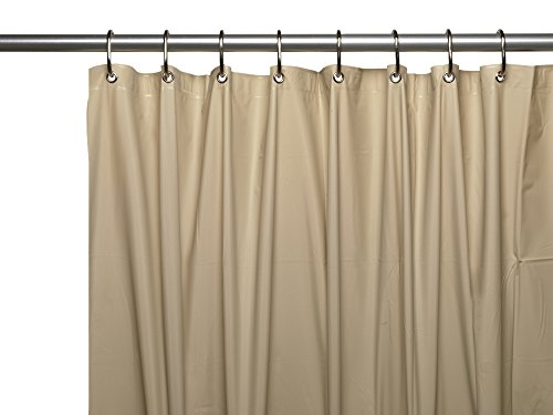 Park Avenue Deluxe Collection Park Avenue Deluxe Collection Hotel Collection 8 Gauge Vinyl Shower Curtain Liner w/ Metal Grommets in Linen