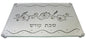 Ultimate Judaica Lazer Cut Challah Tray Pomegranate On Legs - 15 inch  W X 10 inch  L