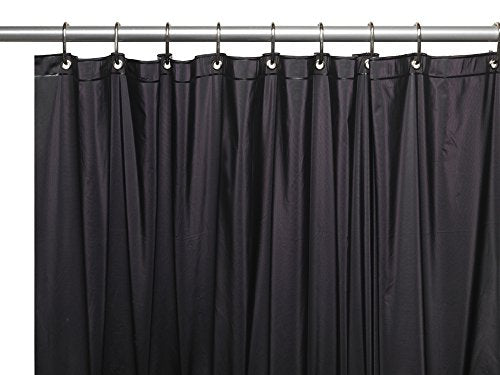 Park Avenue Deluxe Collection Park Avenue Deluxe Collection Extra Long (84'' x 72'') 5 Gauge Vinyl Liner w/ Metal Grommets in Black