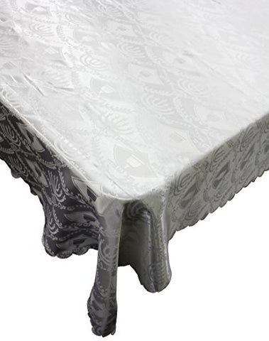 Majestic Giftware TC60108 Polyester Table Cloth with Matching Challah Cover 60 by 108-Inch