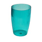 Park Avenue Deluxe Collection Park Avenue Deluxe Collection Cerulean Blue Rib-Textured Waste Basket