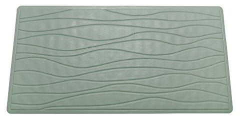 Royal Bath Slip Resistant Rubber Bath Mat (16 inch  x 28 inch ) - Sage