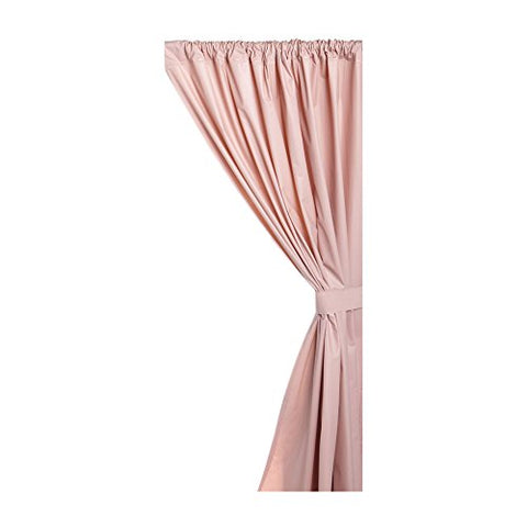 Park Avenue Deluxe Collection Park Avenue Deluxe Collection Vinyl Window Curtain in Rose