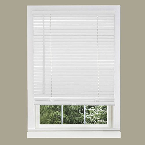 Park Avenue Collection Cordless GII Morningstar 1 inch  Mini Blind 35x64 - Pearl White