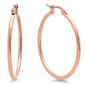 Ben and Jonah 18KT Rose Gold Hoop Earrings