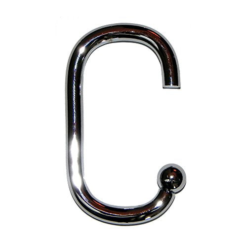 Park Avenue Deluxe Collection Park Avenue Deluxe Collection  inch C inch  Shower Curtain Hooks in Chrome