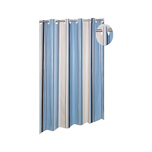 Park Avenue Deluxe Collection Park Avenue Deluxe Collection EZ-ON? PEVA  inch Stripes inch  Shower Curtain