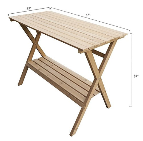 Hamptons Collection Simple Potting Bench / Console Table