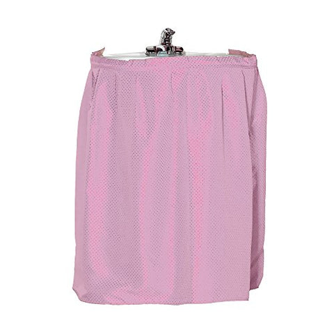 Park Avenue Deluxe Collection Park Avenue Deluxe Collection  inch Lauren inch  Diamond-Piqued 100% Polyester Sink Drape in Rose