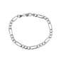 Ben & Jonah 925 Sterling Silver Figaro Bracelet (8.15 inch  L)