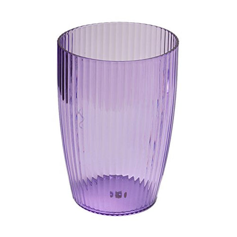 Park Avenue Deluxe Collection Park Avenue Deluxe Collection Magenta Rib-Textured Waste Basket