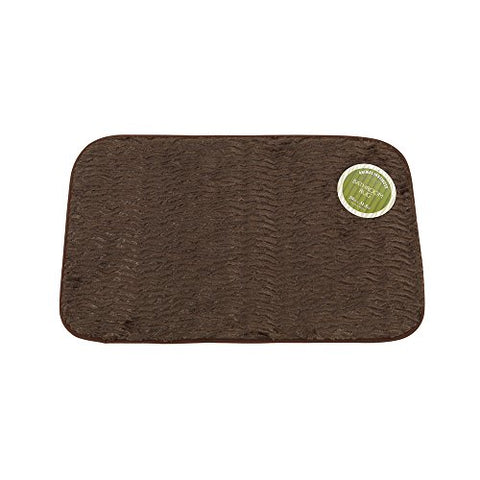 Park Avenue Deluxe Collection Park Avenue Deluxe Collection  inch Sable inch  Brown Faux Fur Bath Mat