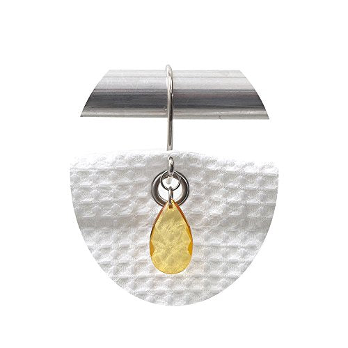 Park Avenue Deluxe Collection Park Avenue Deluxe Collection  inch Prism inch  Resin Shower Curtain Hooks in Gold