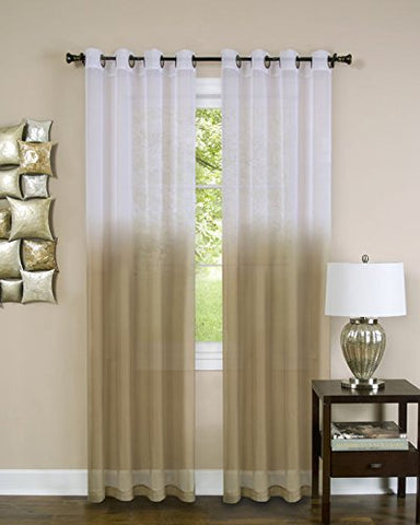 Ben&Jonah Collection Essence Window Curtain Panel - 52x84 - Tan