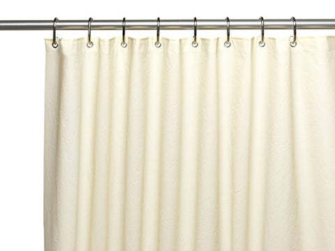 Royal Bath Jumbo Size Extra Heavy 10 Gauge PEVA Non-Toxic Shower Curtain Liner with Metal Grommets (72 inch  x 96 inch ) - Ivory