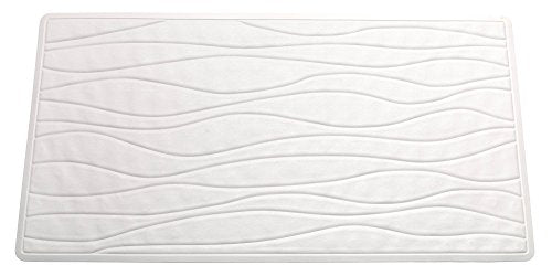 Royal Bath Slip Resistant Rubber Bath Mat (13 inch  x 20 inch ) - White
