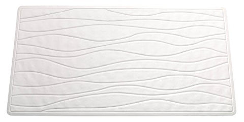 Royal Bath Slip Resistant Rubber Bath Mat (13 inch  x 20 inch ) - White