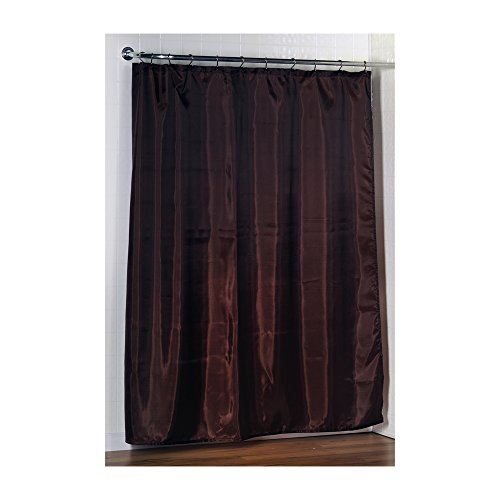 Park Avenue Deluxe Collection Park Avenue Deluxe Collection Standard-Sized Polyester Fabric Shower Curtain Liner in Brown