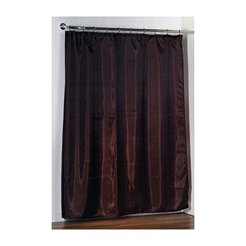 Park Avenue Deluxe Collection Park Avenue Deluxe Collection Standard-Sized Polyester Fabric Shower Curtain Liner in Brown