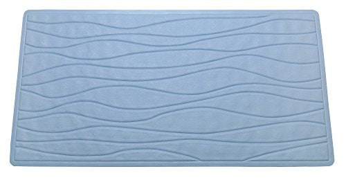 Royal Bath Slip Resistant Rubber Bath Mat (13 inch  x 20 inch ) - Slate Blue