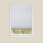 Park Avenue Collection 1-2-3 Vinyl Room Darkening Temporary Pleated Shade - White - 36x75
