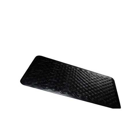 Park Avenue Deluxe Collection Small (13'' x 20'') Slip-Resistant Rubber Bath Tub Mat in Black