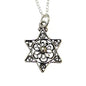 Silver Filigree Â Star Of David Necklace - Chain 18 inch  Pendant 1/2 inch W X 1 inch H