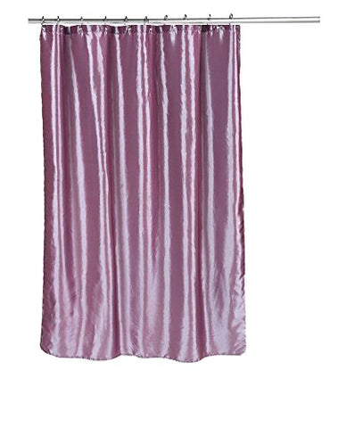 Park Avenue Deluxe Collection Park Avenue Deluxe Collection  inch Shimmer inch  Faux Silk Shower Curtain in Purple
