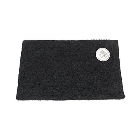 Park Avenue Deluxe Collection Park Avenue Deluxe Collection Large-Sized Reversible Cotton Bath Mat in Black