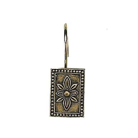 Park Avenue Deluxe Collection Park Avenue Deluxe Collection  inch Carlisle inch  Resin Shower Curtain Hooks in Antique Gold