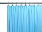 Park Avenue Deluxe Collection Park Avenue Deluxe Collection 3 Gauge Vinyl Shower Curtain Liner w/ Weighted Magnets and Metal Grommets in Light Blue