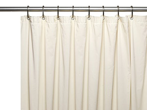 Park Avenue Deluxe Collection Park Avenue Deluxe Collection  inch Jumbo inch  Long 8 Gauge Vinyl Shower Curtain Liner in Bone