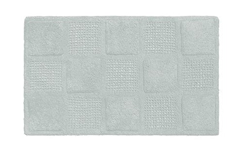 Park Avenue Deluxe Collection Park Avenue Deluxe Collection Waffle Weave 100% Cotton Bath Mat Spa Blue